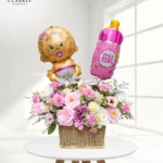 Artificial Baby Girl/Boy Basket