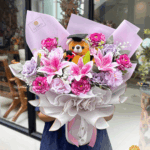 Artificial Douce Lilies Graduation