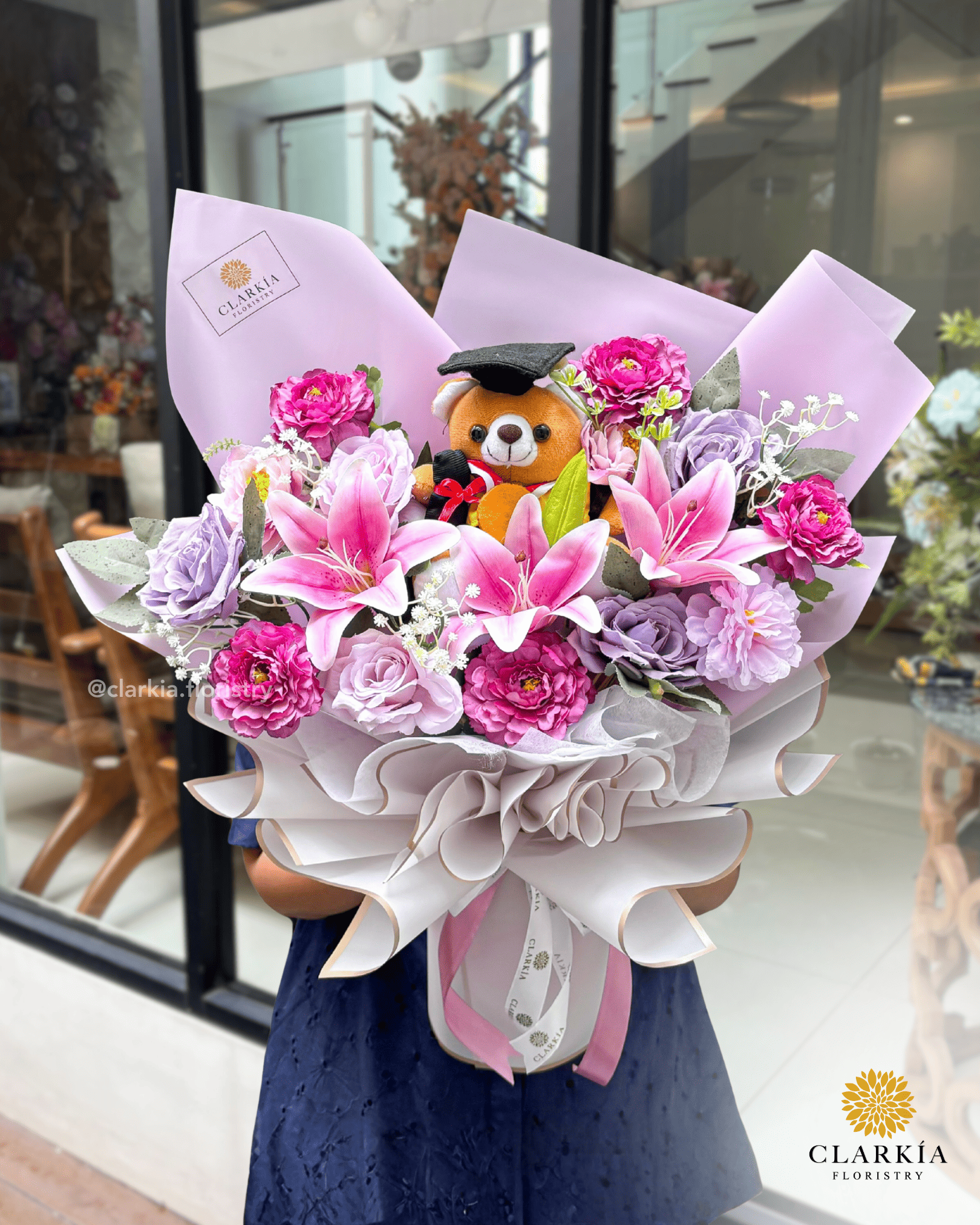Artificial Douce Lilies Graduation Artificial Douce Lilies Graduation - Image 1