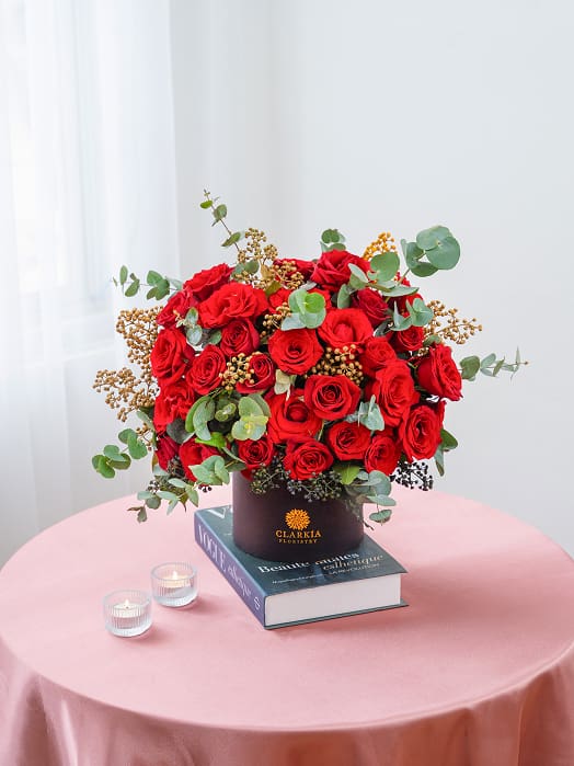Crimson Gold Rose 20 cm Crimson Gold Rose 20 cm - Image 1