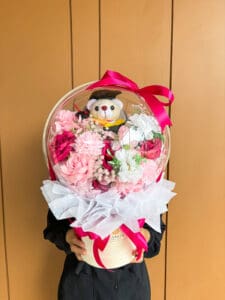 Lobo Balloon Fuchsia Graduation