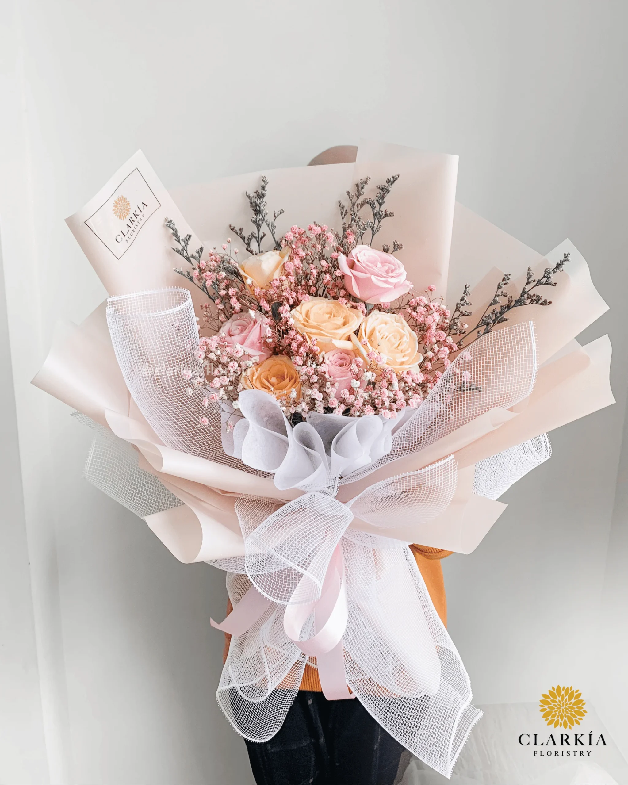 NEW - Fresh 7 Rose Peach Poly Medium Rose Poly Layer (Klik Untuk Lihat Warna) - Image 1