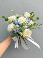 Puffy Round Blue