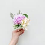 Artificial Delicate Lilac Rose