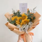 Rustic 5 Sunflowers