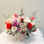 Artificial Tulip Mix Vase (Full Side)