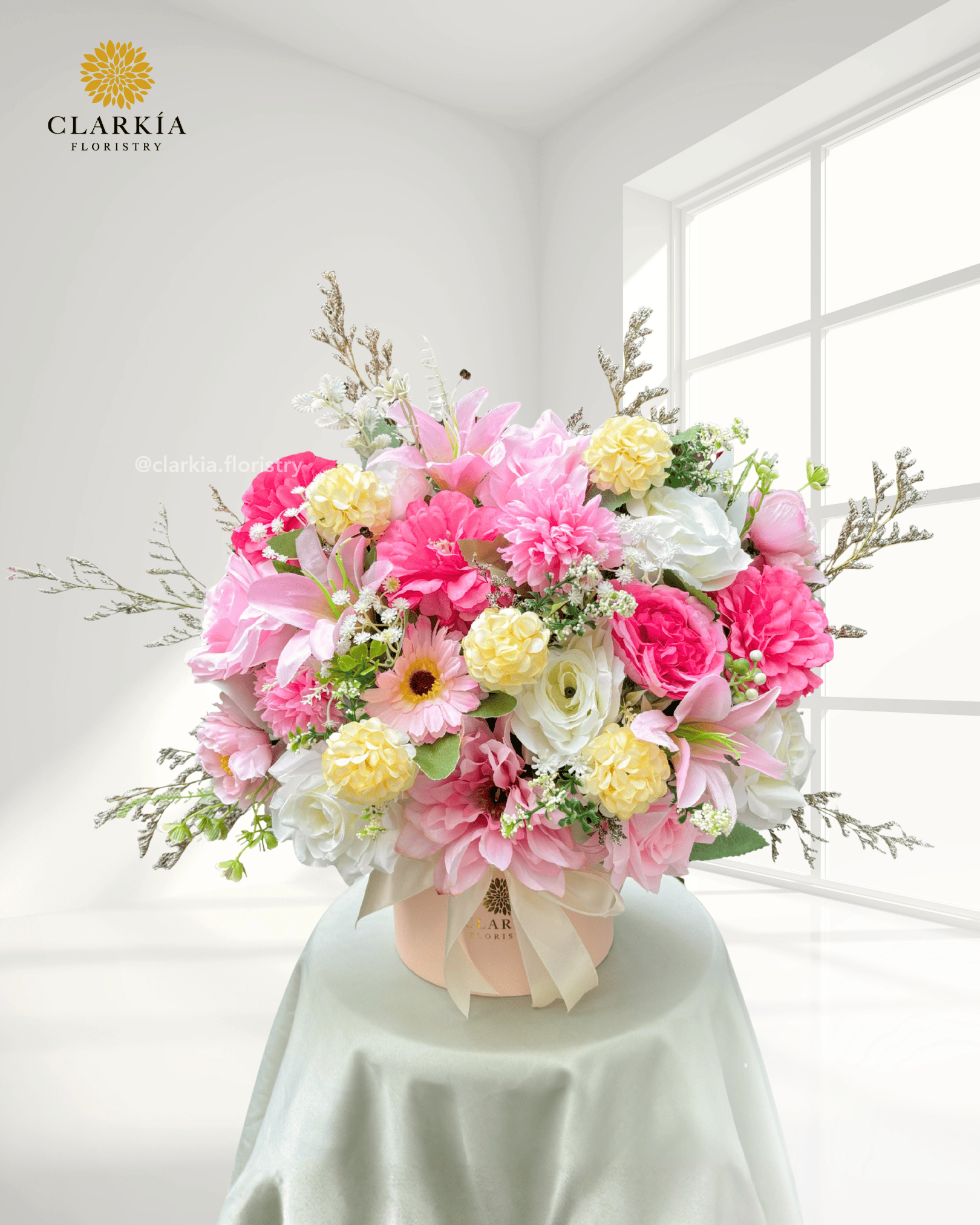 Artificial 15cm Mix Box Pink Yellow (2) Artificial 15cm Mix Box (Klik Untuk Lihat Warna) - Image 1