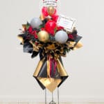 Artificial Gold & Fire Flame Standing