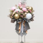 Artificial Magnificent Rose Gold Standing