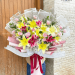 10 Lily Mix + 10 Rose
