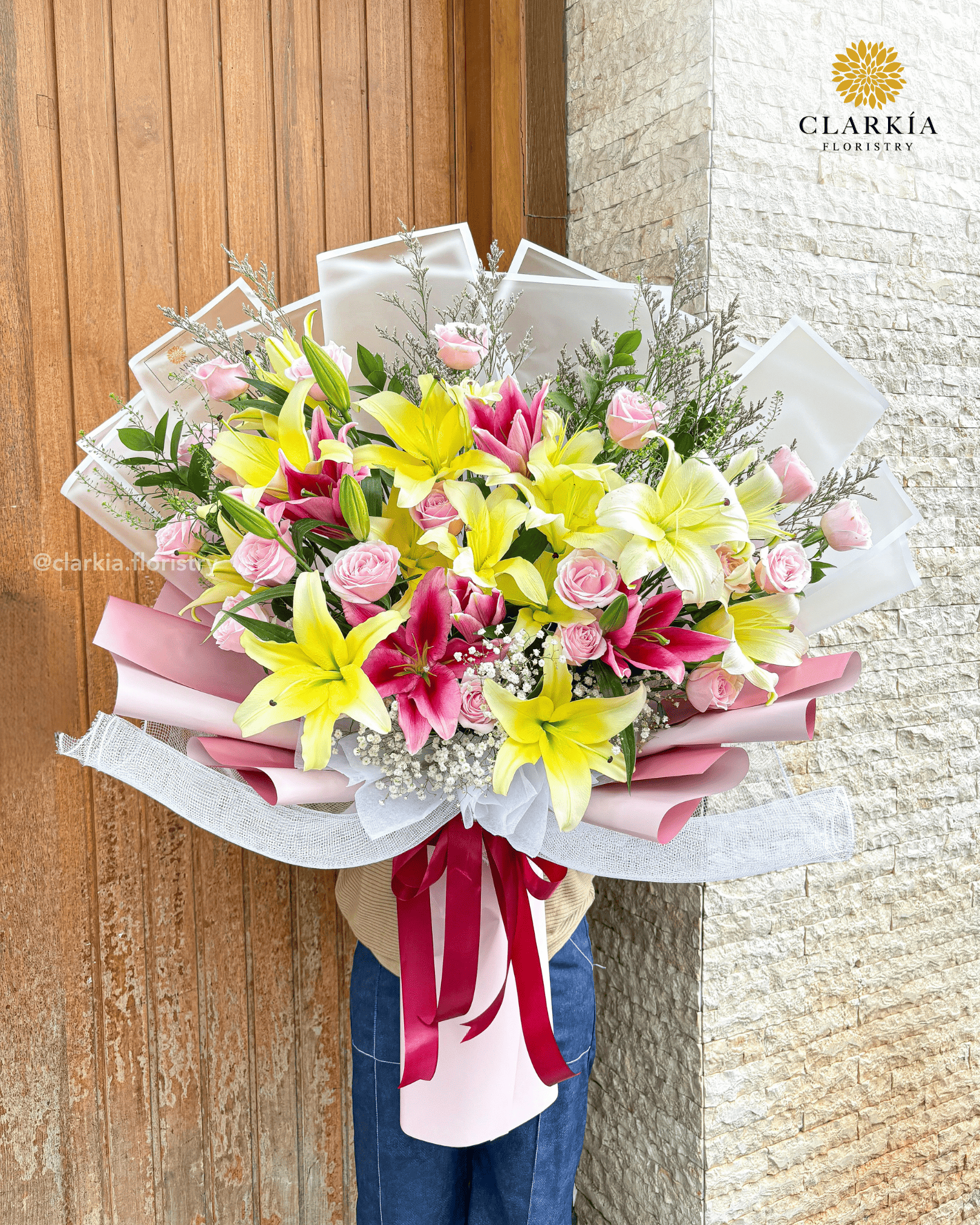 Fresh Aurora Lily 10 Lily Mix + 10 Rose - Image 1