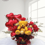 Artificial Teddy Love Box (Klik Untuk Lihat Warna)