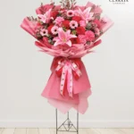 Artificial Pink Red Harmony Standing