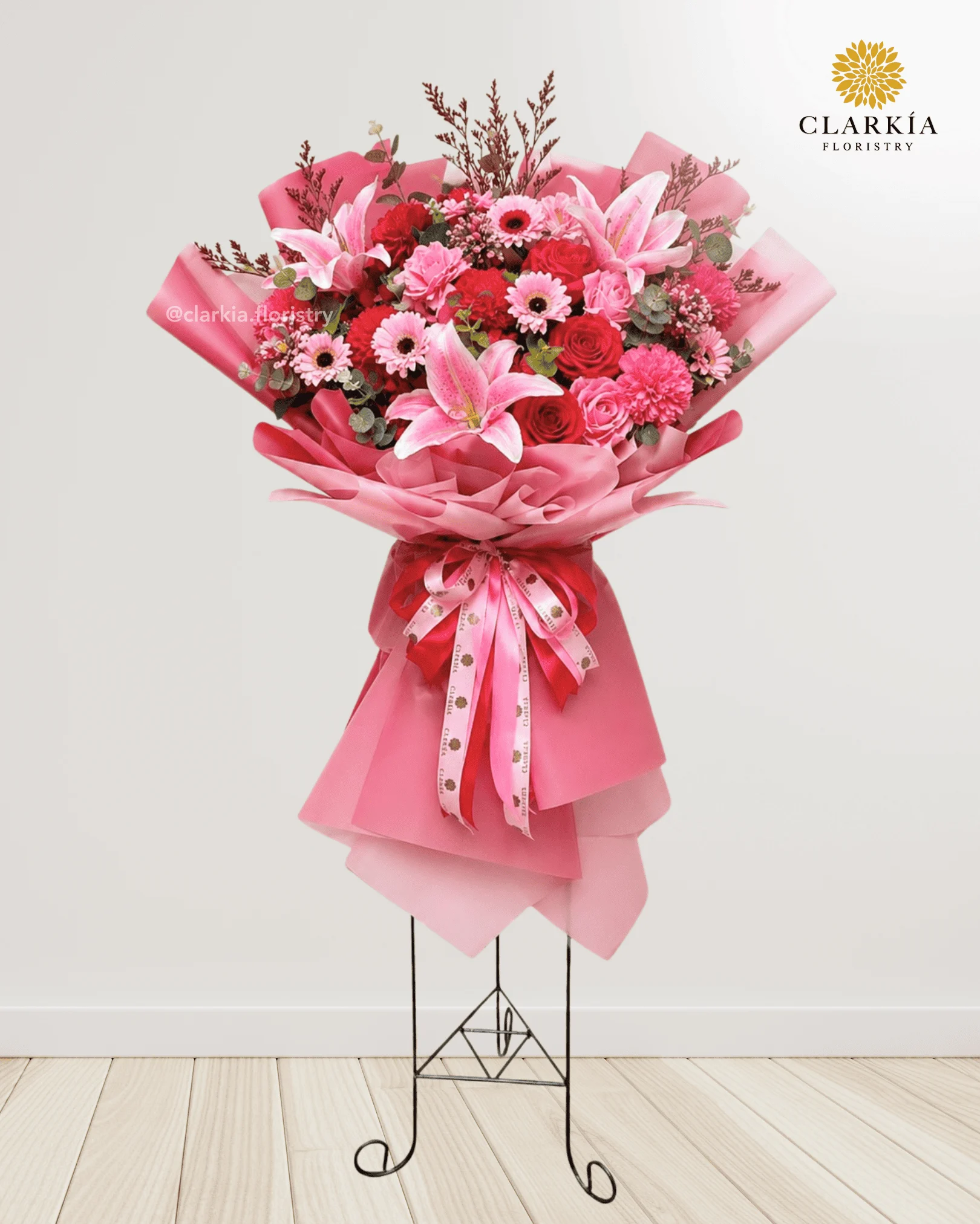 Artificial Pink Red Harmony Standing Artificial Pink Red Harmony Standing - Image 1