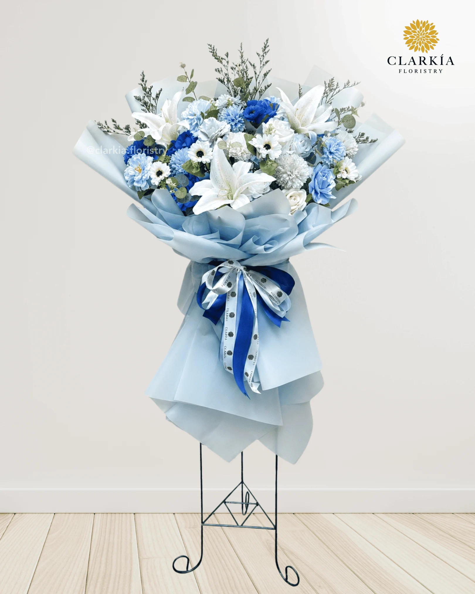 Artificial Royal Blue Harmony Standing Artificial Royal Blue Harmony Standing - Image 1