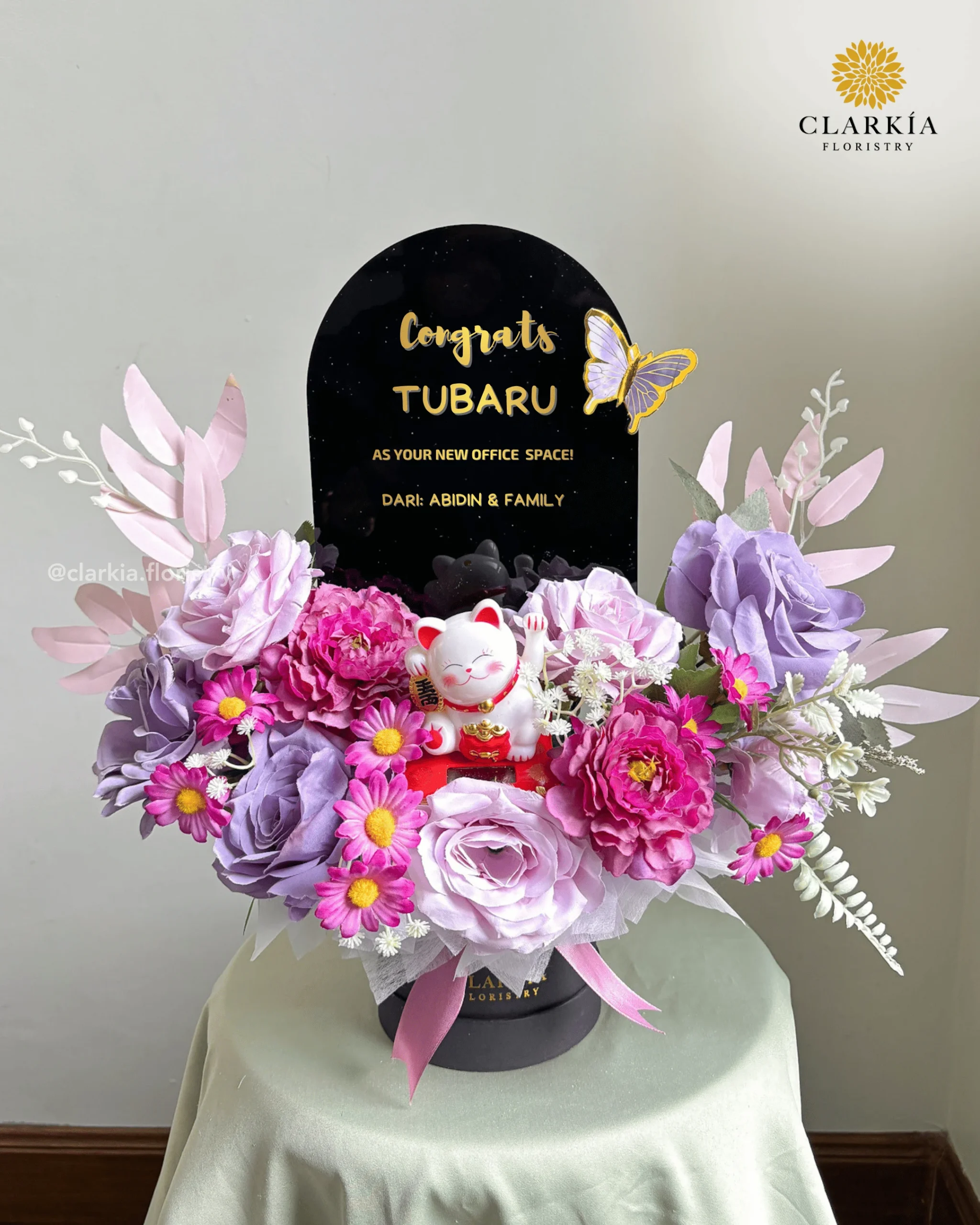 10 cm kubah purple Acrylic Lucky - 10 cm Box (Klik Untuk Lihat Warna) - Image 1